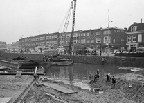 45252 Afbeelding van de werkzaamheden ten behoeve van de demping van de Stadsbuitengracht te Utrecht, ter hoogte van de ...